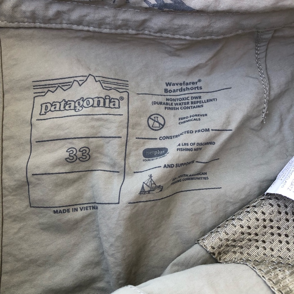 Patagonia men’s wavefarer hybrid walk shorts size 33 wavefarer boardshorts - Picture 3 of 13